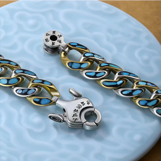 Pulsera DZI del Tibet de 9 Ojos