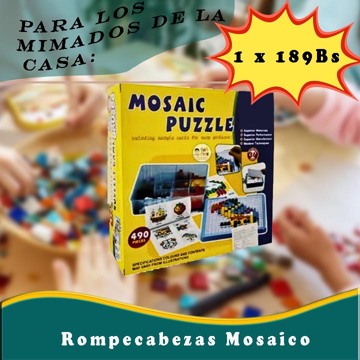 Rompecabezas Mosaico de 490 Piezas