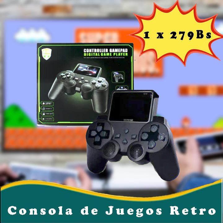 Consola de Juegos Retro S10 (mas de 500 juegos🎮)