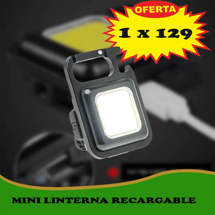 Minilinterna LED Potente y Recargable