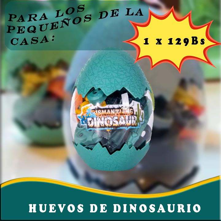 Huevos de Dinosaurios Armables