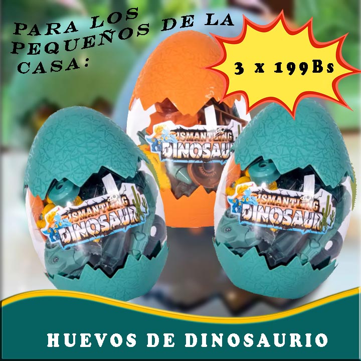 Huevos de Dinosaurios Armables