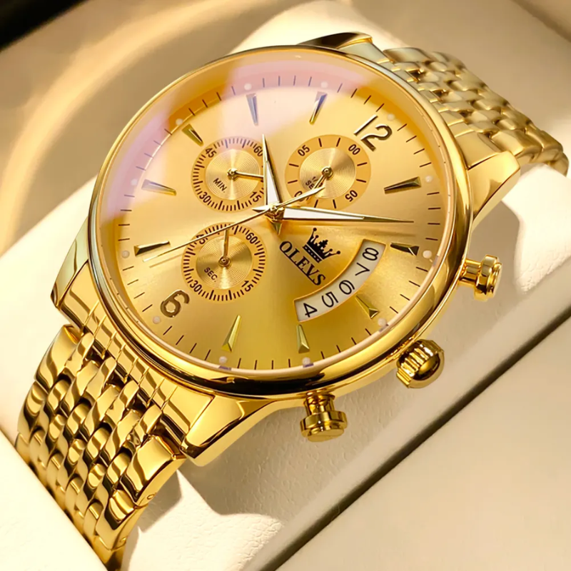 Reloj GOLDEN Moderno y Elegante (color dorado)