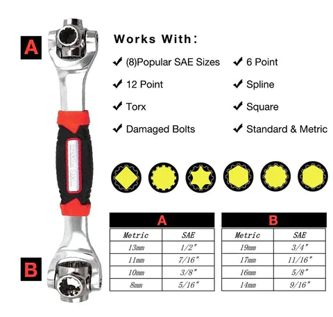 Llave Universal 360°