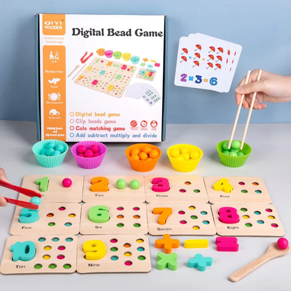 Montessori - Juego Didáctico para Aprender a Contar