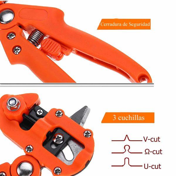 Tijeras de Precisión para Podar e Injertar
